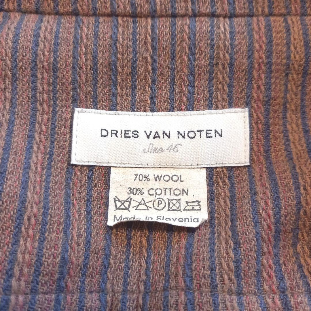 Doris Van Noten Men'S 3-Button Single Jacket Size 46 Medium Size