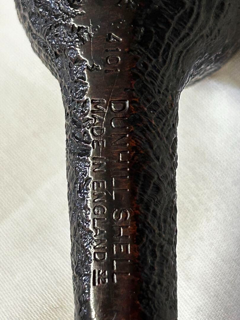 dunhill Shell Briar 4101 vintage pipe very rare