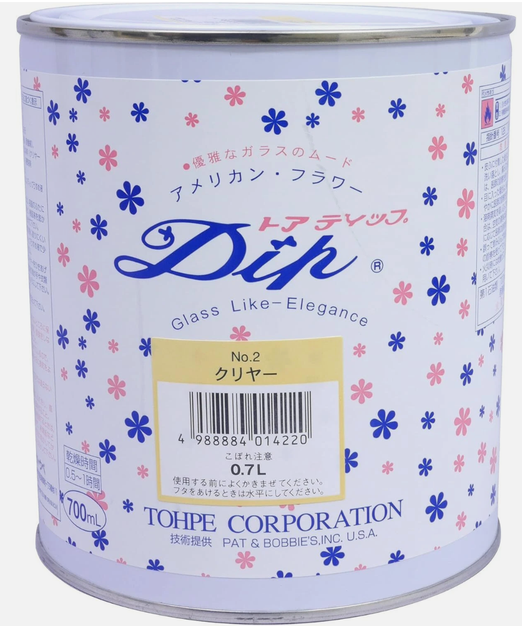 Kamejima Shoten Toupe American FLOWER DIP LIQUID Toadip Col.2 Clear 700ml