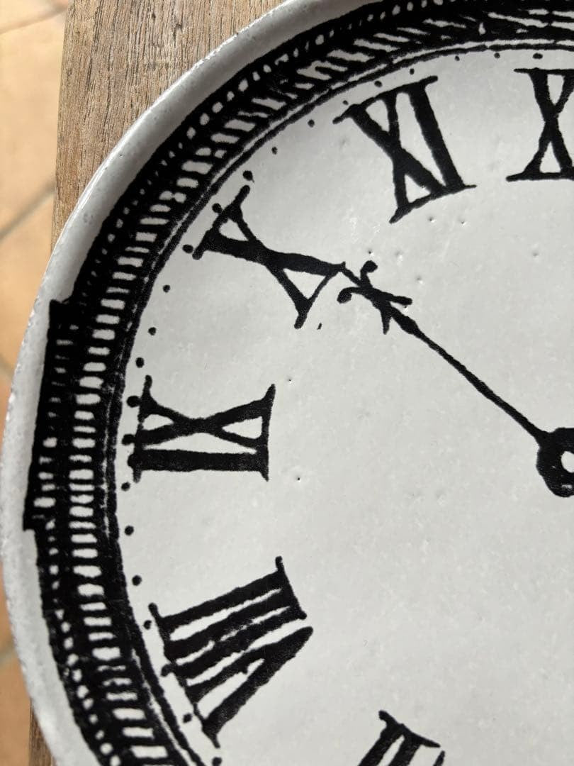 ASTIER de VILLATTE Timepiece Watch Clock Plate 20.5cm John Derian