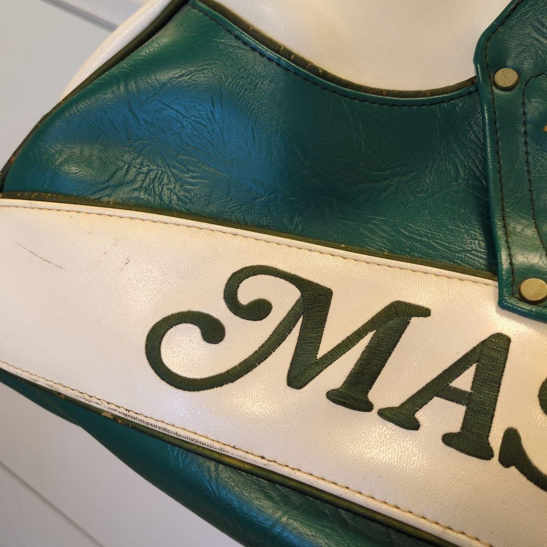 Vintage Masters Augusta National Golf Bag Boston Bag Embroidery Green White