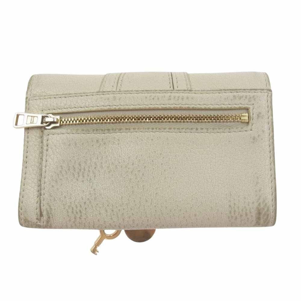 SEE BY CHLOE 9P7783-P305 HANA HANAKI TRI-FOLD LEATHER WALLET WITH Used LIFE-0