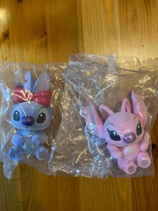 Disney Angel Lilo & Stitch Fluffy Puffy Stitch Figure Set Disney Resort Japan