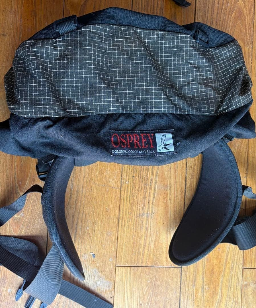 Osprey Kestrel Pro Black/Gray 35L Old Logo With Many Options Rare outdoor Model
