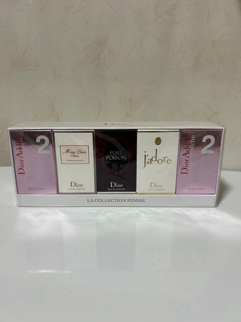 DIOR LA COLLECTION FEMME COLLECTION 5ml x 5 miniature set EDP,EDT NIB unused