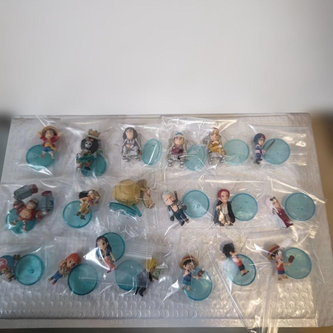 One Piece Figure Collection Lot 16 Piece Set Vintage Rare MultiSeries
