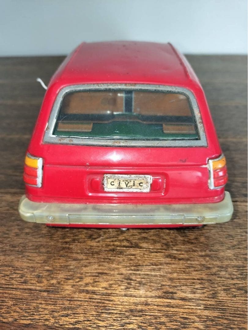 HONDA CIVIC 1970s Showa Retro Tinplate Model