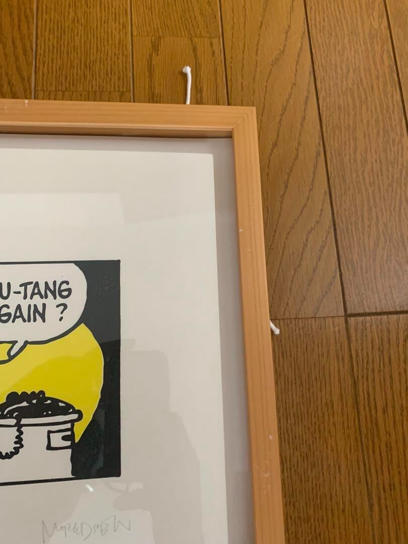 Mark drew Silkscreen edition autographed and framed #2 From Japan
