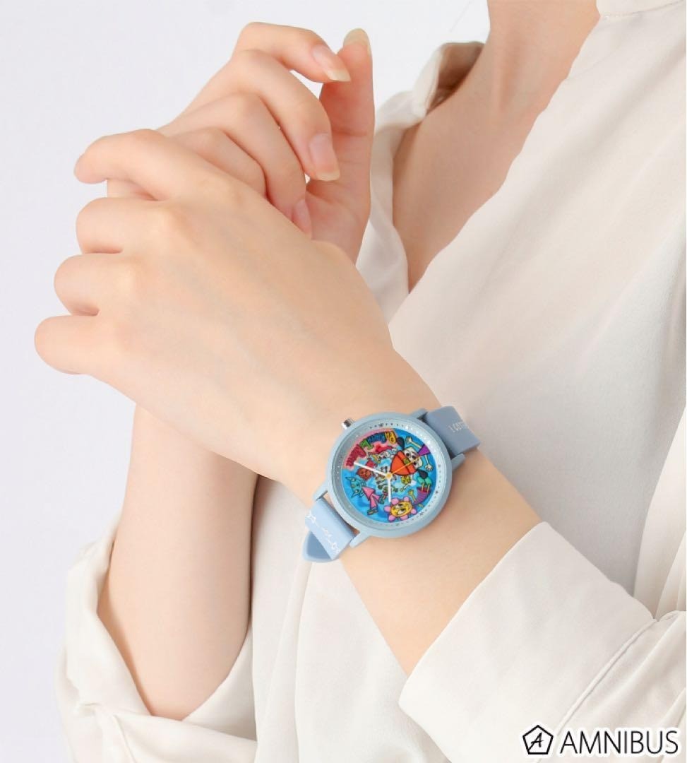 PaRappa the Rapper Alloy Case Silicon Band Mineral Glass Watch Rare