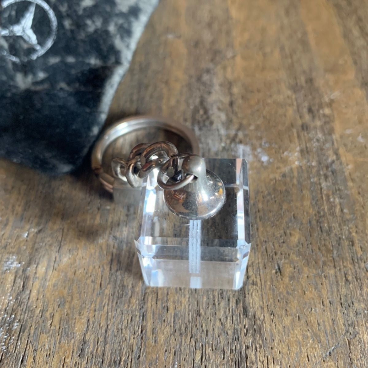 Rare Mercedes Benz Crystal Keychain