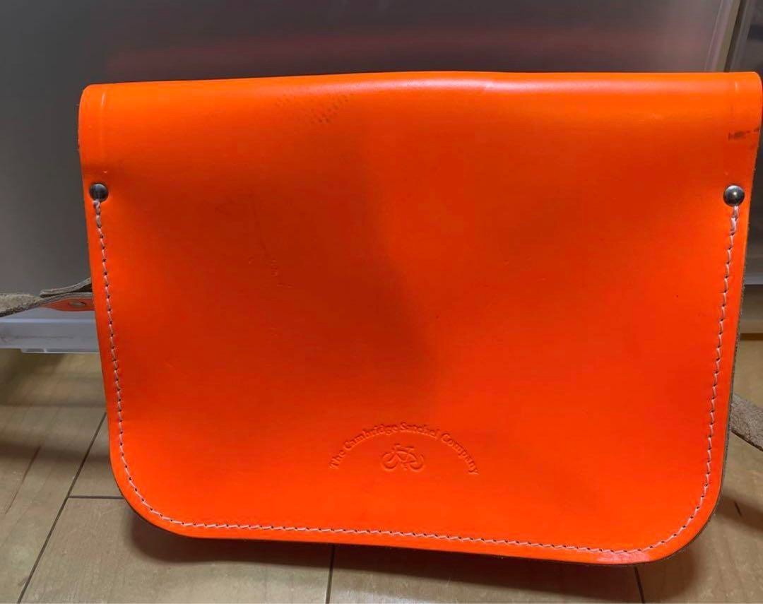 The Cambridge Satchel Company Shoulder Bag in Orange Leather