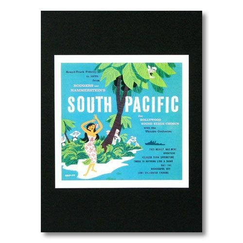 Hawaiian Poster Hula Girl Series SOUTH PACIFIC American Miscellaneous Goods