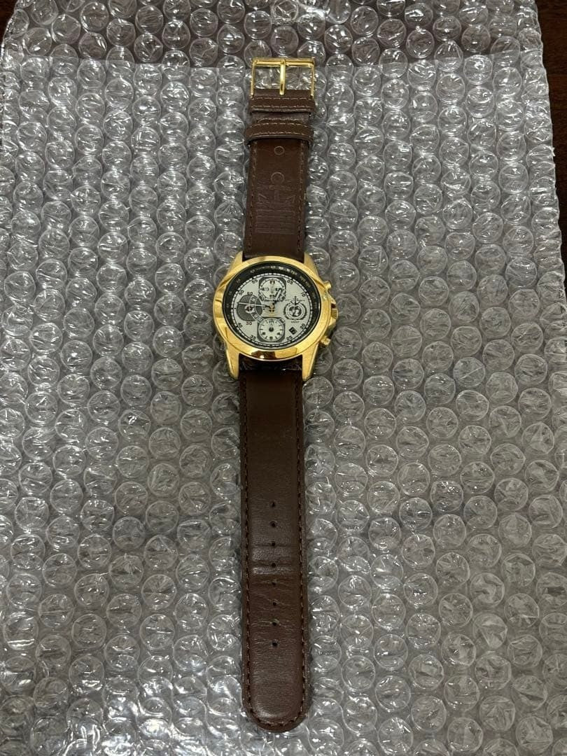 Yamato Chronograph 40th Anniversary Limited 100 Gold Wristwatch Timepiece