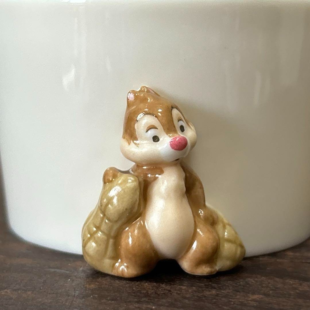 Disney Chip & Dale Ceramic Nut Cup Accessories Used