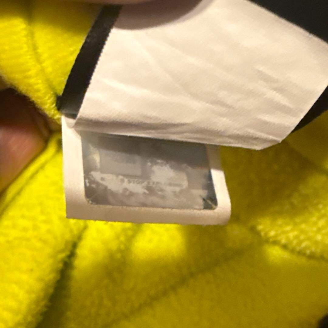 Supreme The North Face Expedition Fleece Jacket FW18 Yellow Size L Used