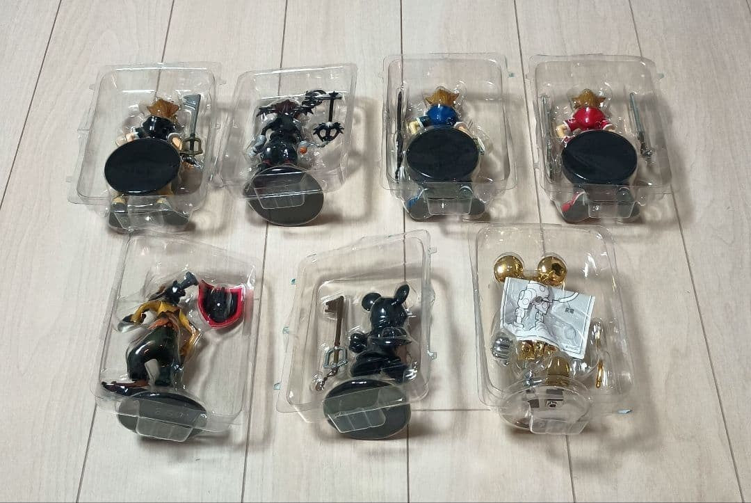 Disney Kingdom Hearts Magical Collection Figurines 7 Piece Set Authentic