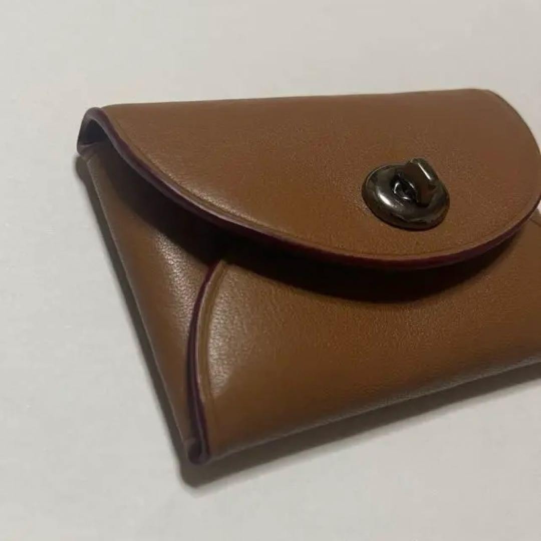 COACH Card Case Business Card Holder Turn Lock Coin Case Lexy Dinosaur