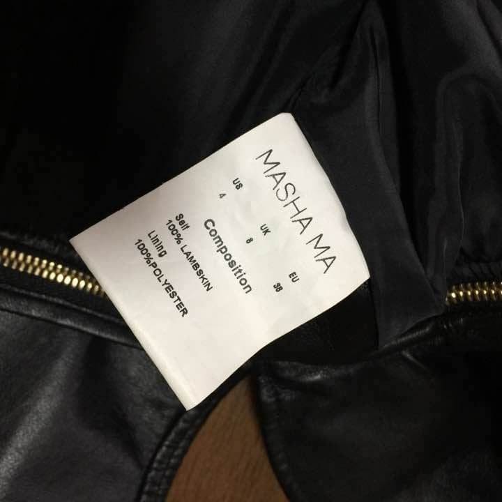 MASHA MA Peplum Leather Top by BALMAIN