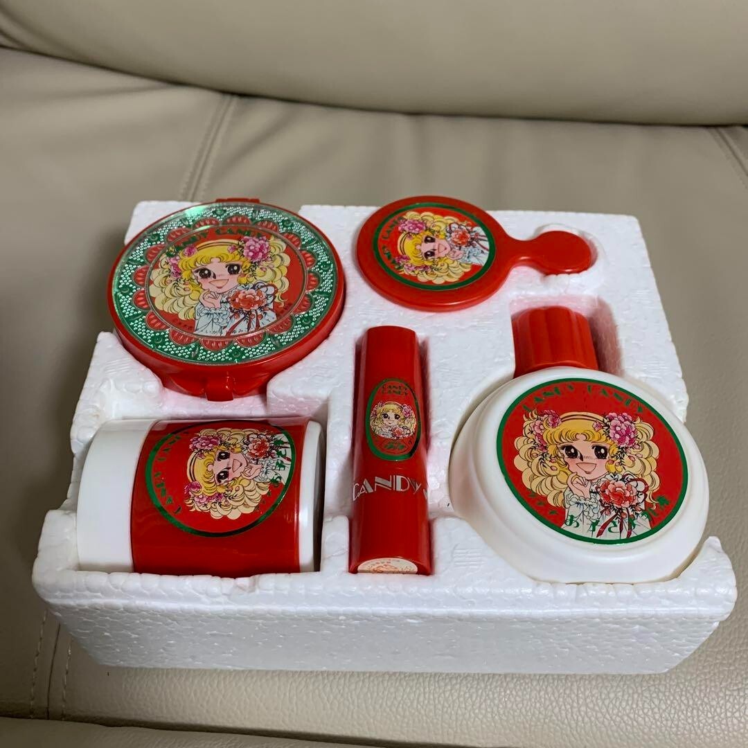 CANDY CANDY Kyoko Mizuki Yumiko Igarashi Retro Vintage Cosmetics Set Mint Used