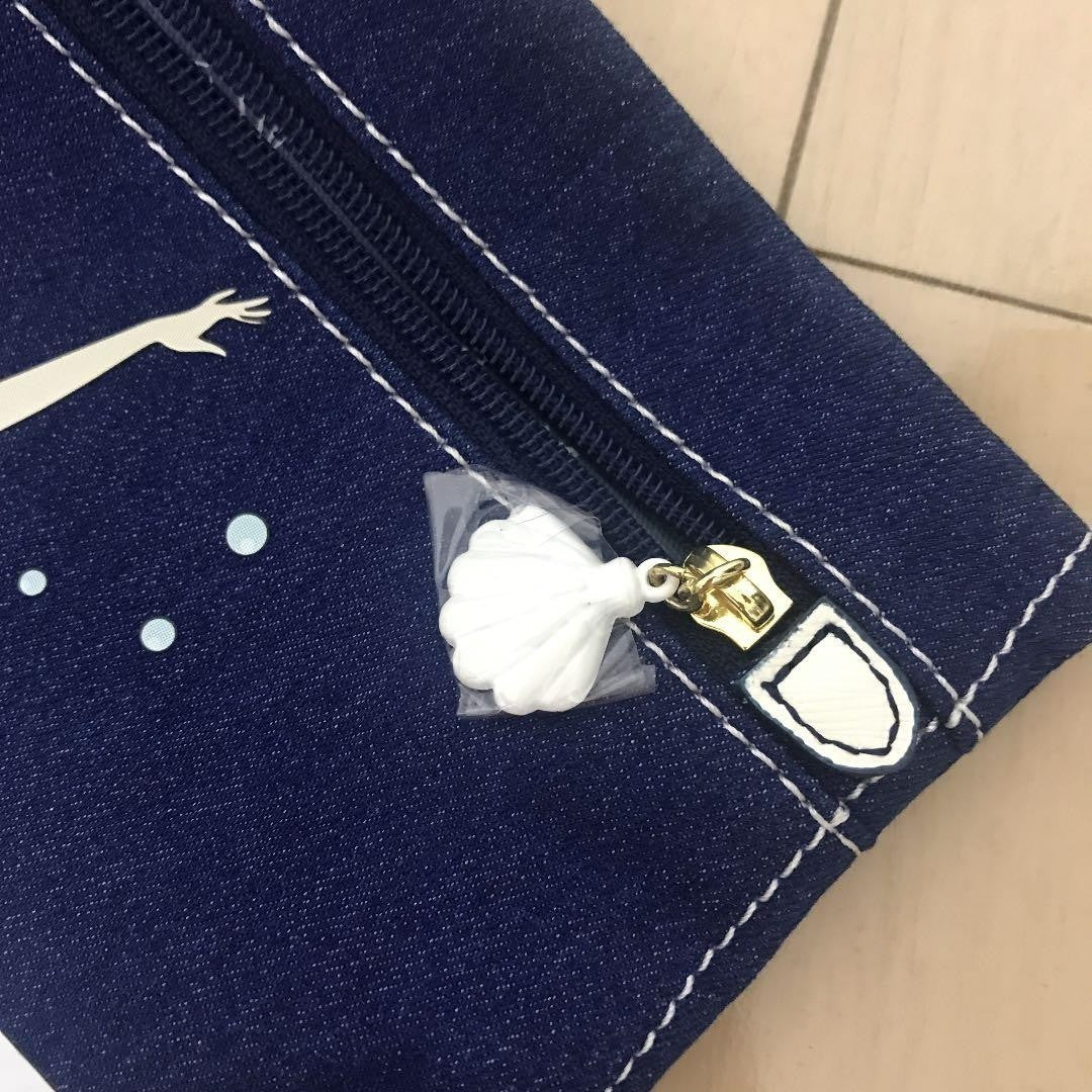 Disney Samantha Thavasa Little Mermaid Handbag Tote Bag & Pouch Excellent JAPAN