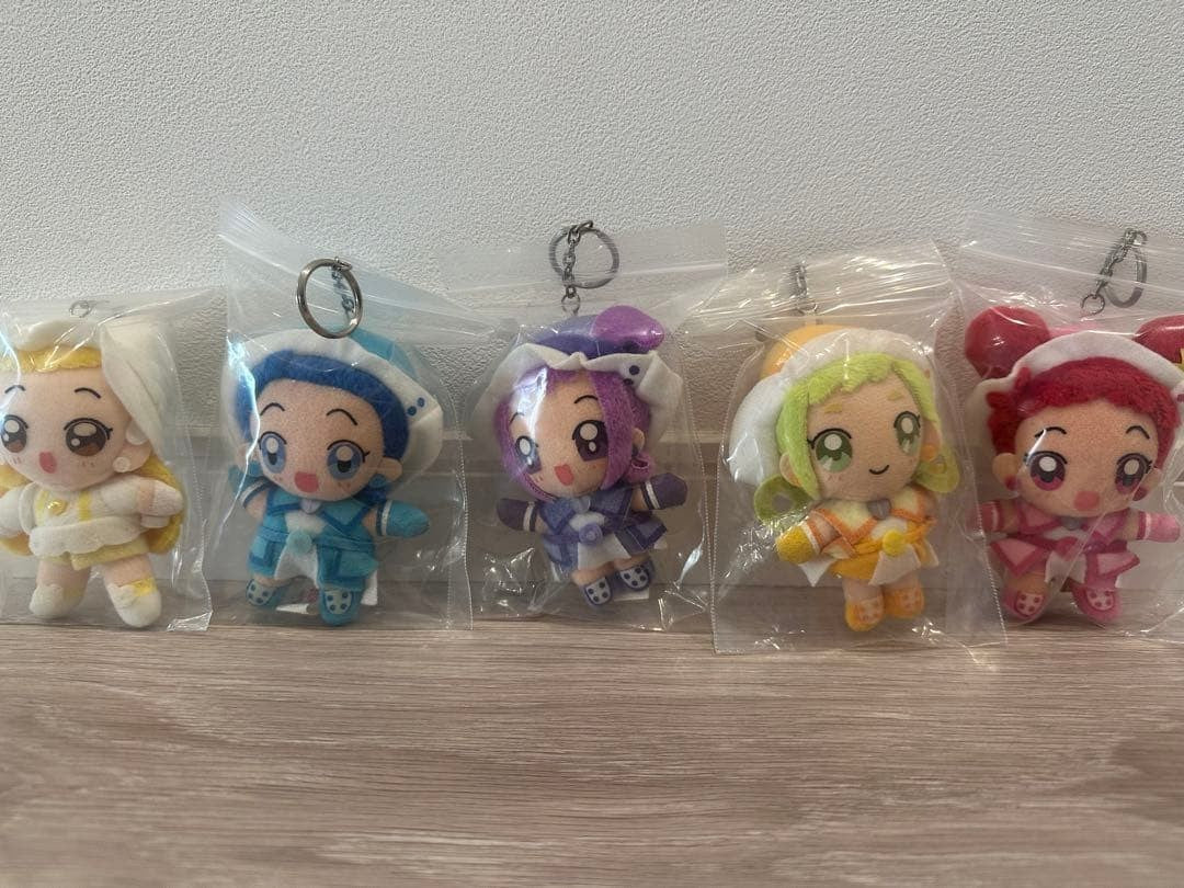 Ojamajo Doremi Plush Keychain Set Near Mint Authentic Collector Item Rare
