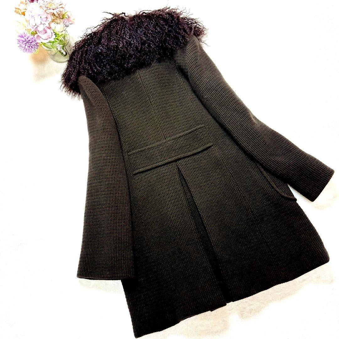 Max Mara Knit Coat, Brown, Women's, Size LL