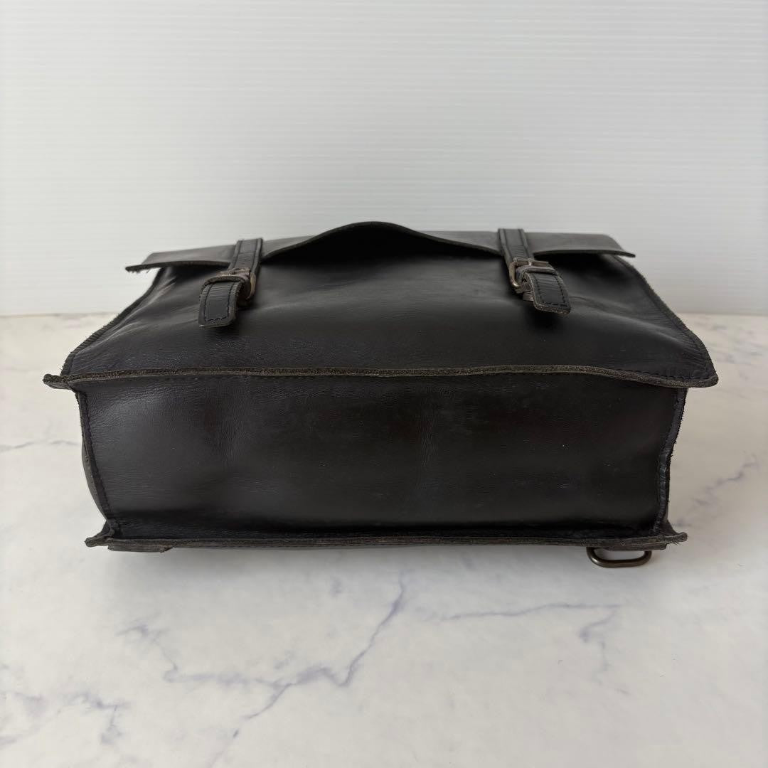 Jean Paul Gaultier Skull Leather Backpack 25cm Black Rare Design