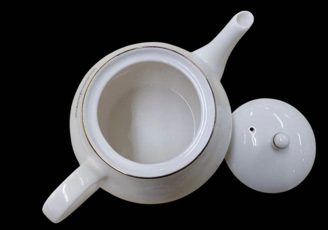 Yves Saint Laurent Porcelain Yamaka Tes Pot Trio Cup Saucer Plate Pair Set