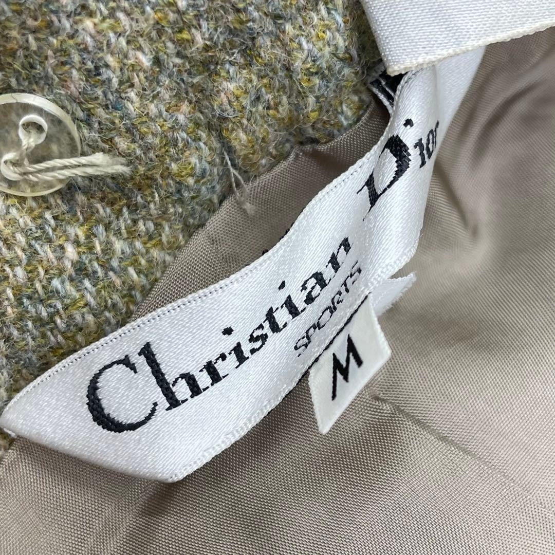 Christian Dior Flare Skirt B Condition Wool Multi Color Midi Length M