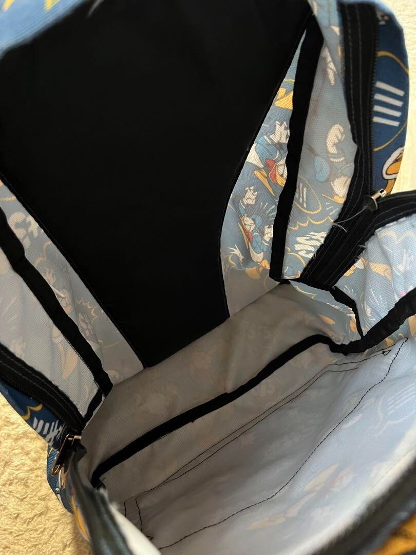 Vans Disney Donald Duck Canvas Backpack Blue Used