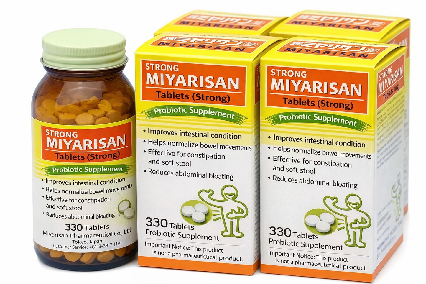 Strong Miyarisan Clostridium butyricum 330 x 3 Units 990 Tablets Japan