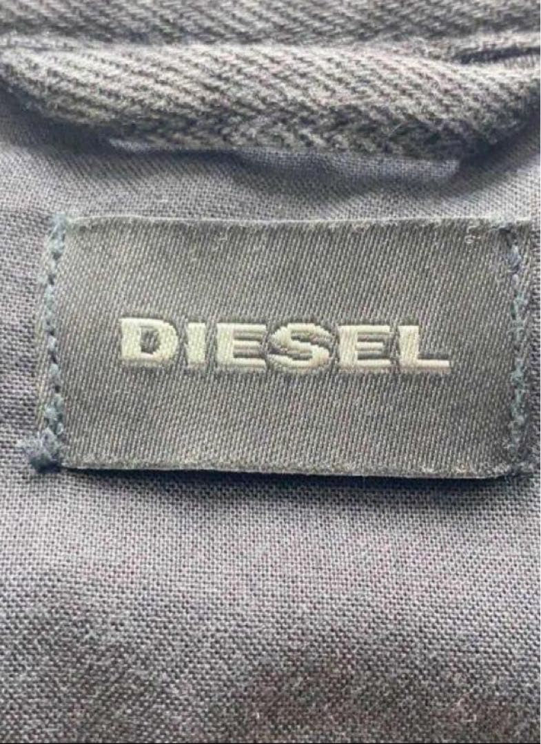 Diesel Men M Studded Denim Jacket 00S Vintage Luxury Casual Italian Fashion Used
