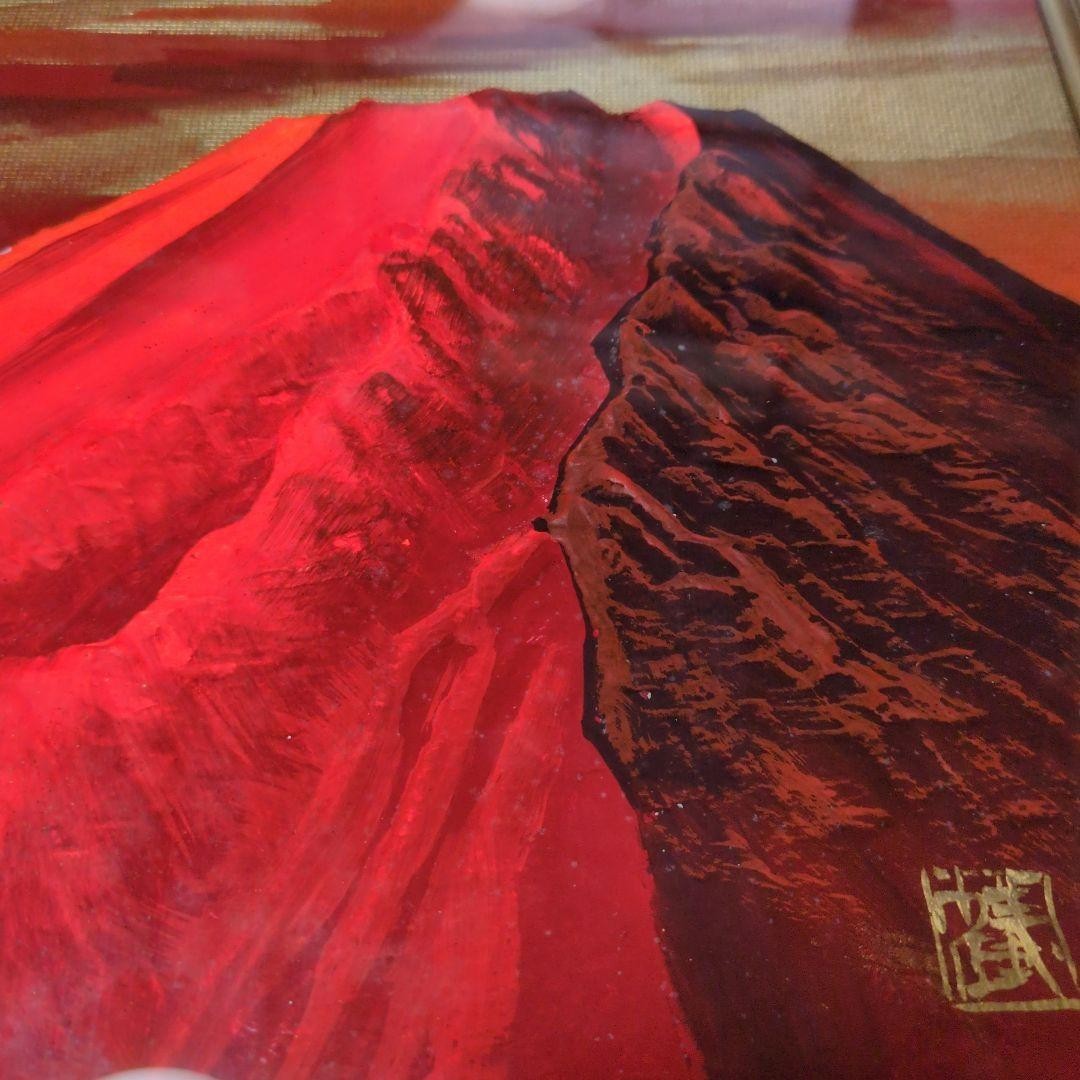 3D Painting: Red Fuji 3D Painting “Red Fuji” Showa Retro