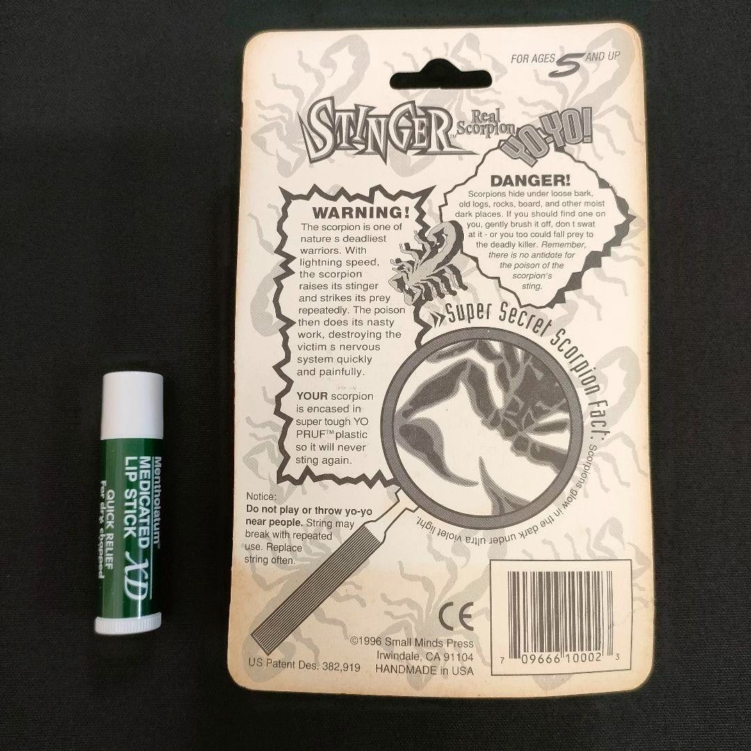 Brand New Stinger Yo-Yo Scorpion Real Scorpion 1996 Retro Toy