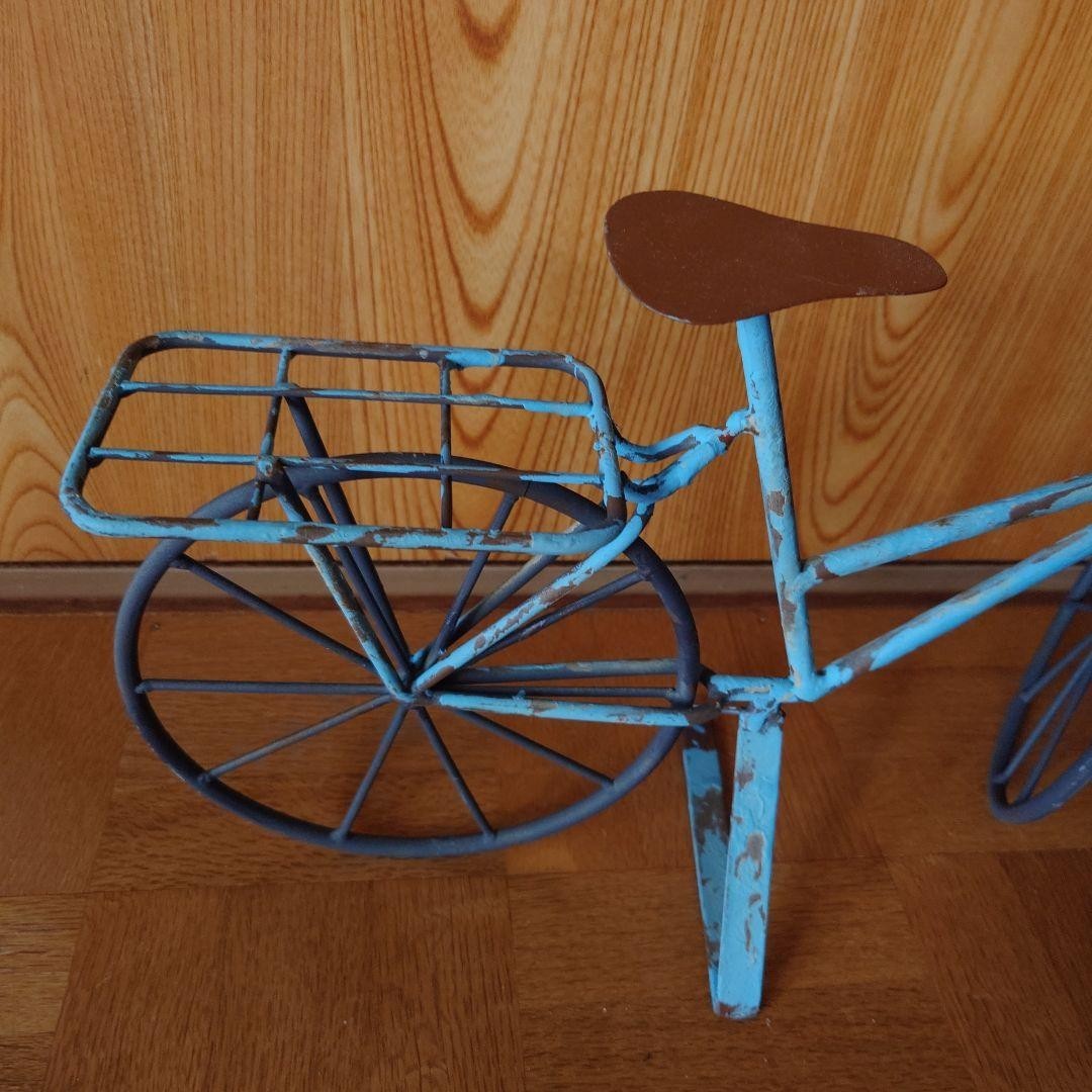 Sciens Bike Bicycle-shaped ornament Tin bicycle-shaped ornament Flower pot