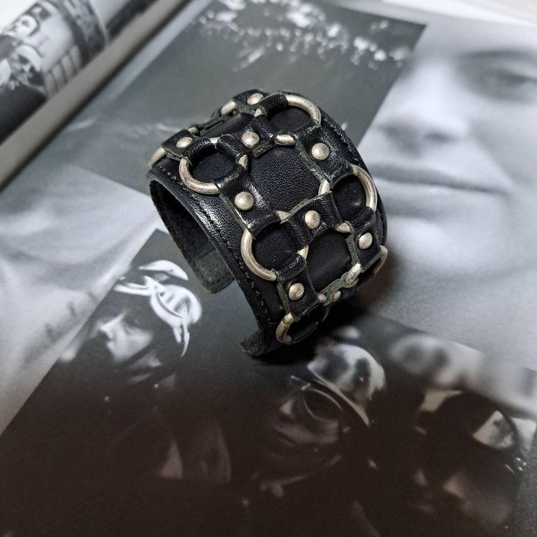 Hysteric Glamour Studs Bracelet Black Limited Edition Men Rare Model japan