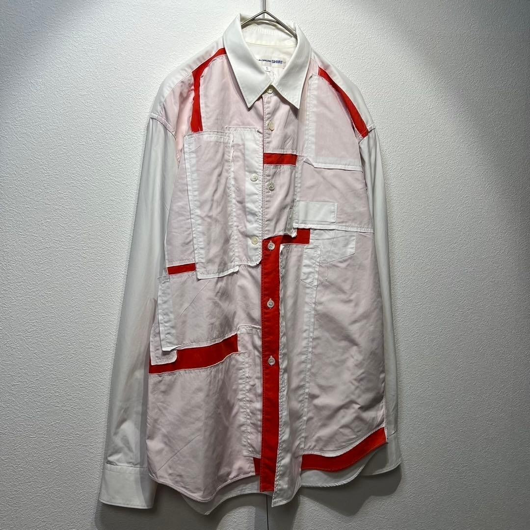 COMME des GARCONS SHIRT Patchwork Reconstruction Design Shirt S