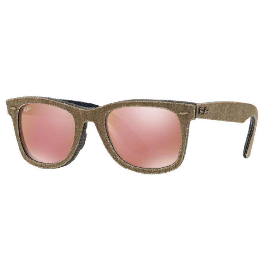 'Ray-Ban' Fashion Glasses Brown color Frame WAYFARER RB2140F 1193Z2 52mm USED