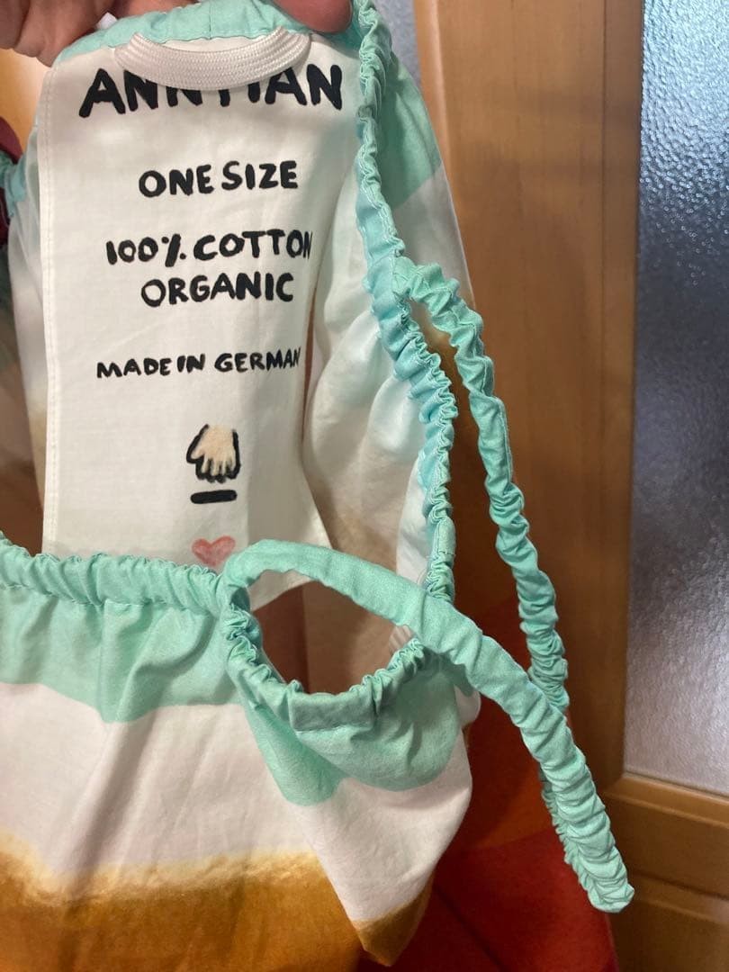 ANNTIAN 100% Organic cotton rainbow overalls Free Size Used FS