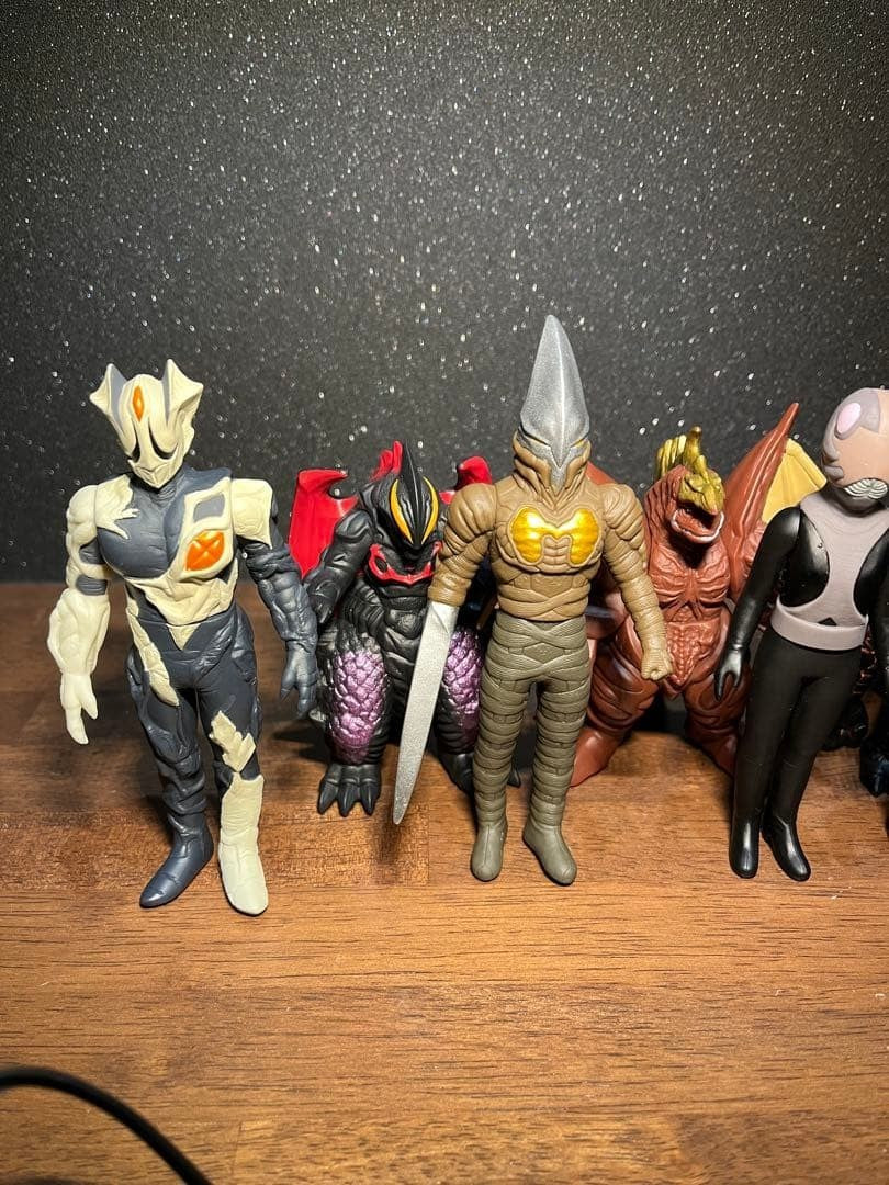Bandai Ultra Kaiju 500 Series Sofubi Set 14 Figures Lot Authentic Rare