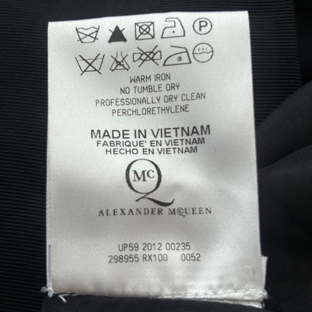 McQ Alexander McQueen Dress Waist Ribbon Black Size XS