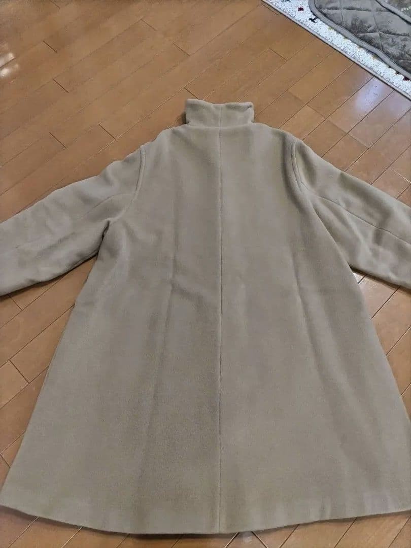 Max Mara MARELLA Cashmere Blend Long Coat Jacket Blouson Women Size 42 Beige