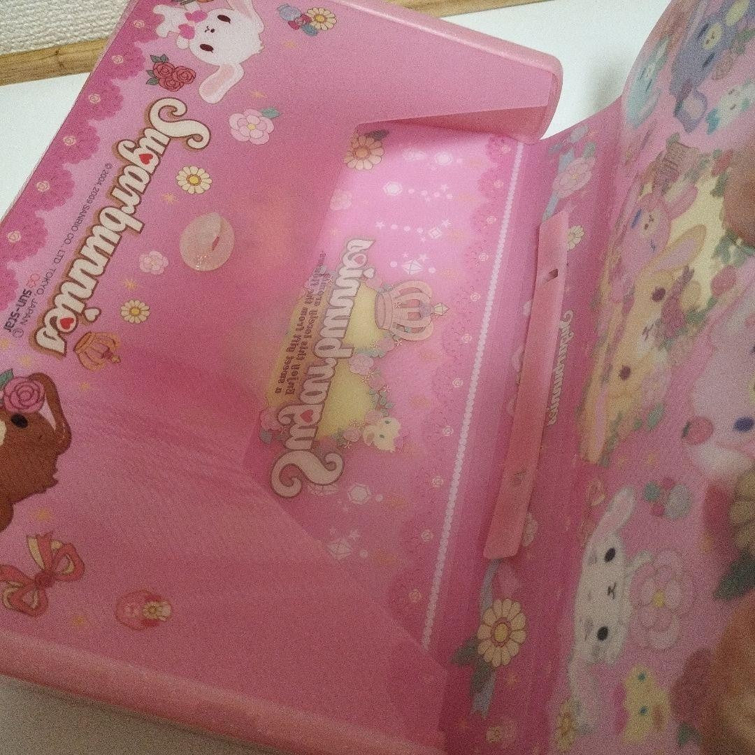Sanrio Sugar Bunnies plastic bag case Sunstar Rare From Japan Heisei Retro Used