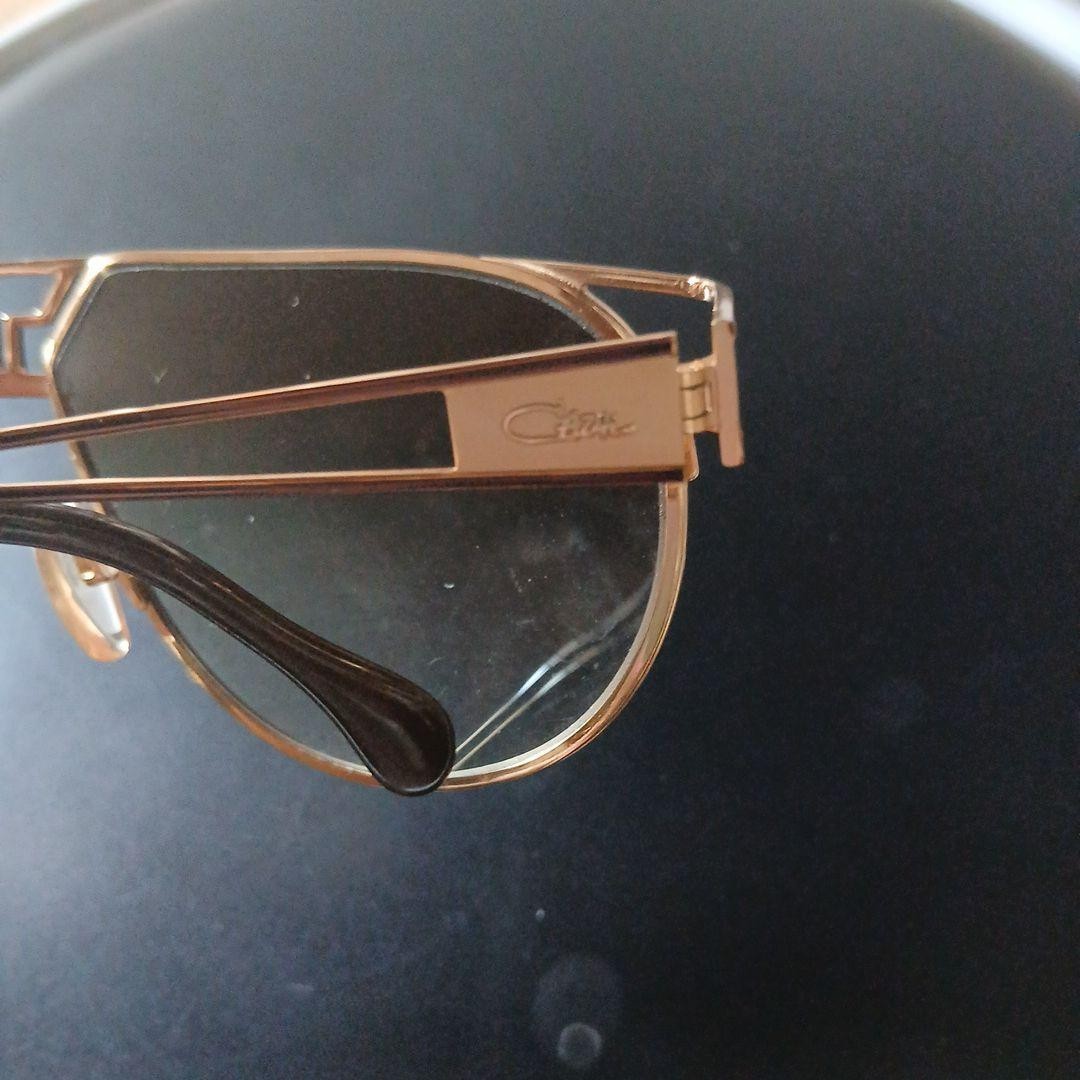 Cazal MOD 935 Gold Frame Sunglasses Stylish Design 63mm Lens Width