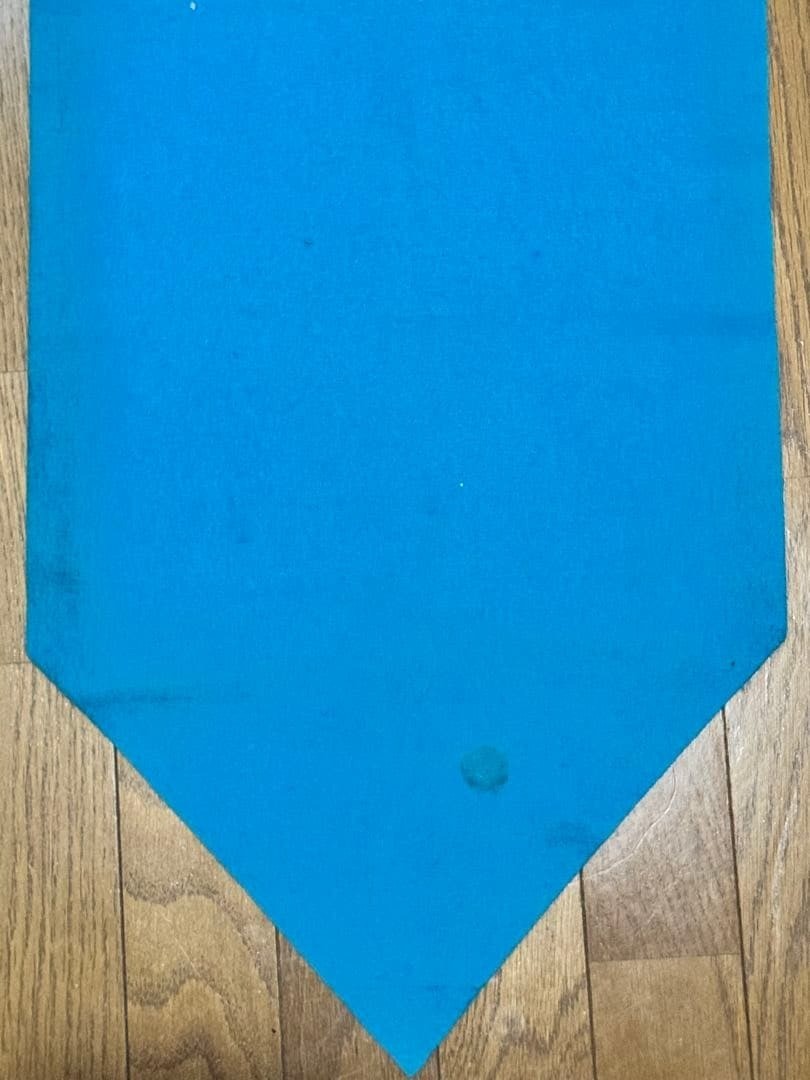 Rare 1970s Snoopy Astronaut Felt Banner Pennant Blue Peanuts Vintage Used JAPAN