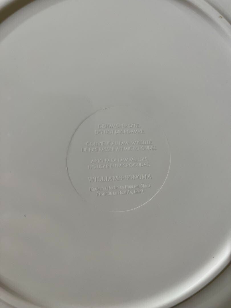 Williams Sonoma 10.4” 26.5cm melamine plate set of 4 goodcondition