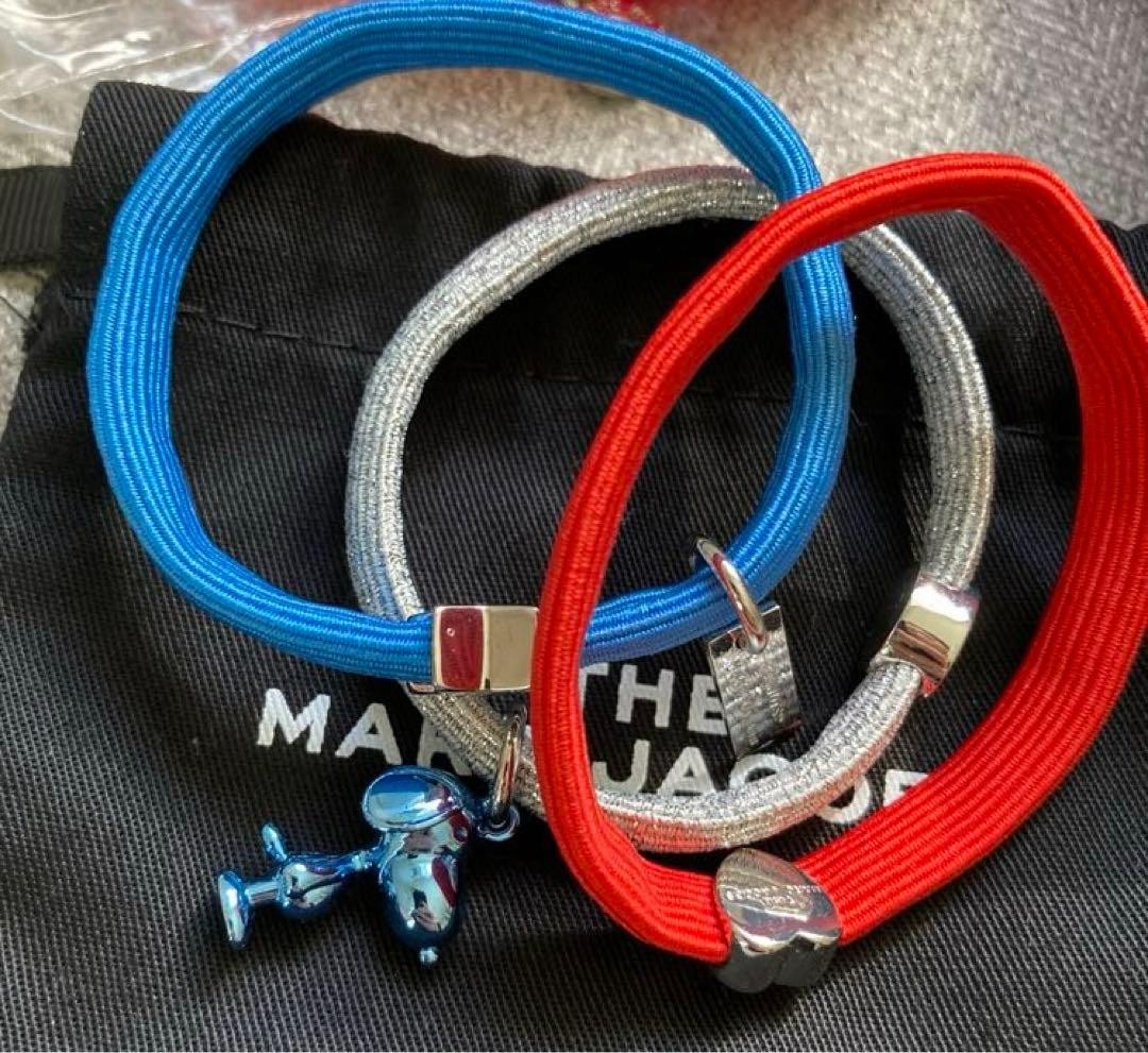 Marc Jacobs Peanuts Snoopy Hair Tie Bracelet Set Snoopy Charm New No Tags JAPAN