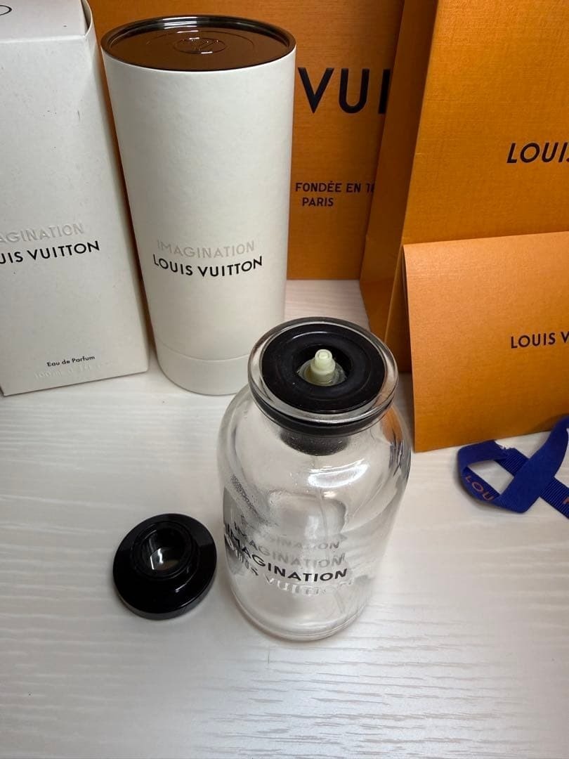 EMPTY BOTTLE Louis Vuitton Imagination 100ml with Box Shopping Bag from Japan