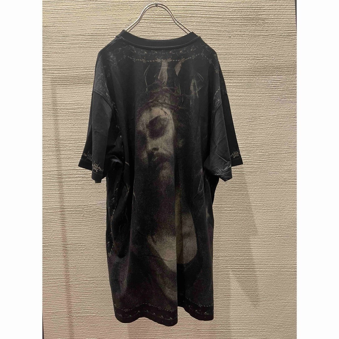 16SS Givenchy Jesus Art Columbian Fit T-Shirt Gothic Riccardo Tisci Black S Used
