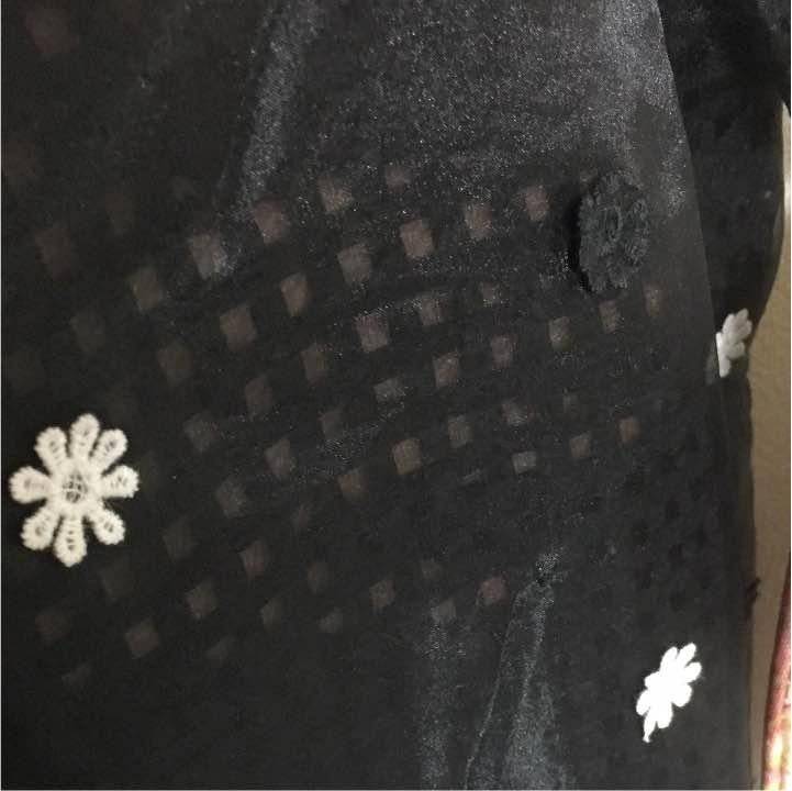 Muchacha Achachum See-Through Dress and Cat bag Black Free Women FromJapan Used